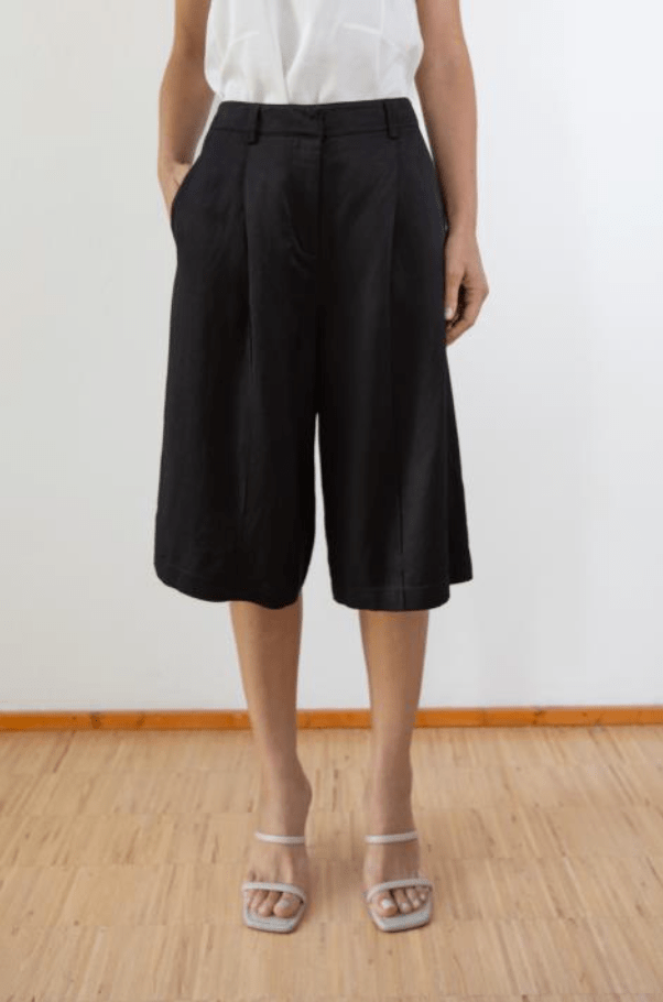 Linen Bermuda Short - The Collective Park City