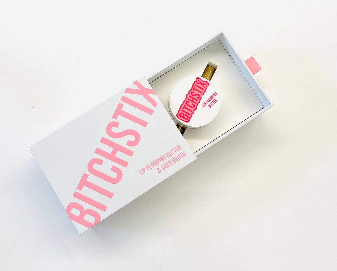 Lip Plumper and BITCHSTIX Gold Lip Brush Set - The Collective Park City
