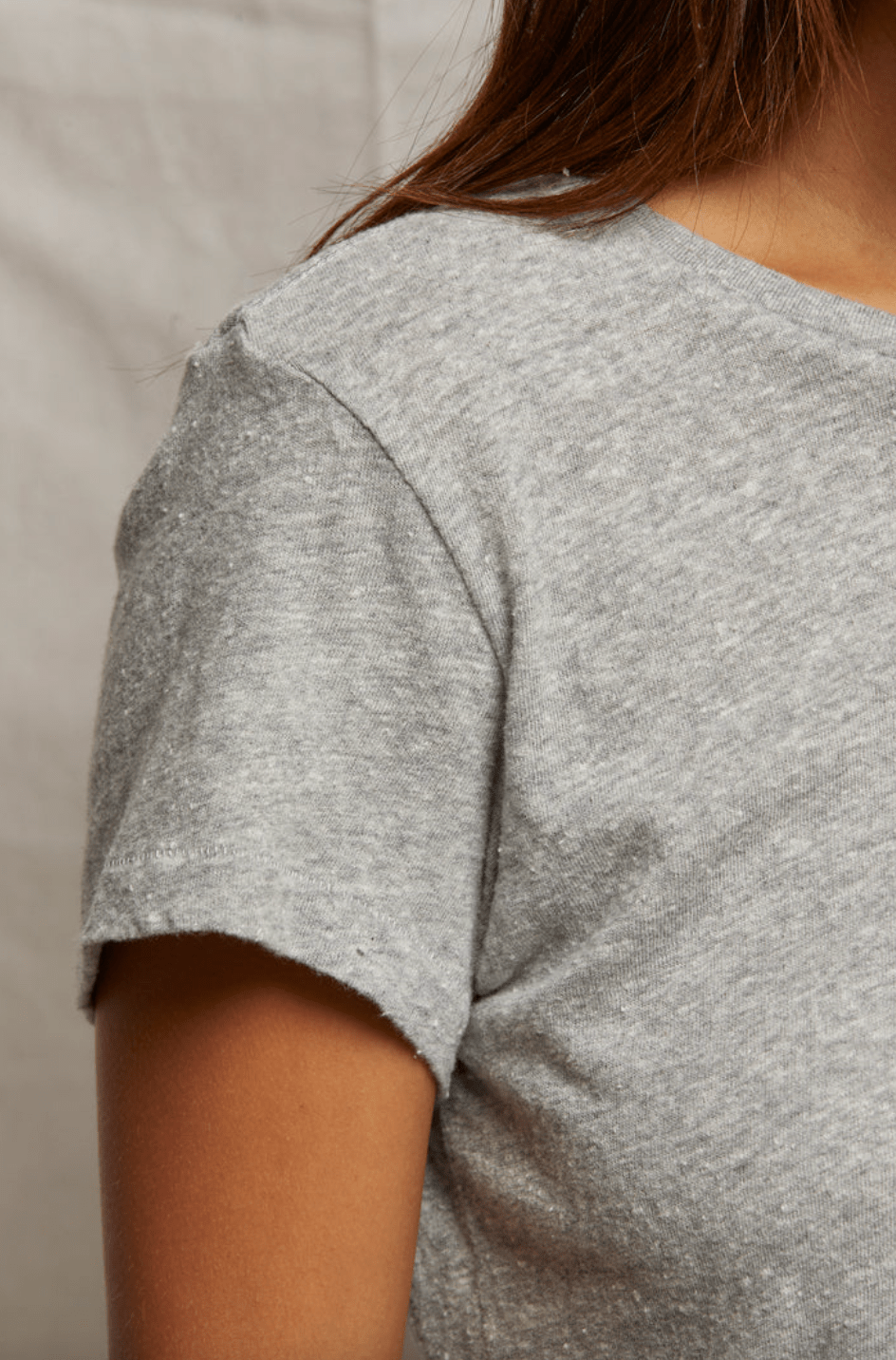 lisa Recycled Cotton S/S Tee - Heather Grey - The Collective Park City