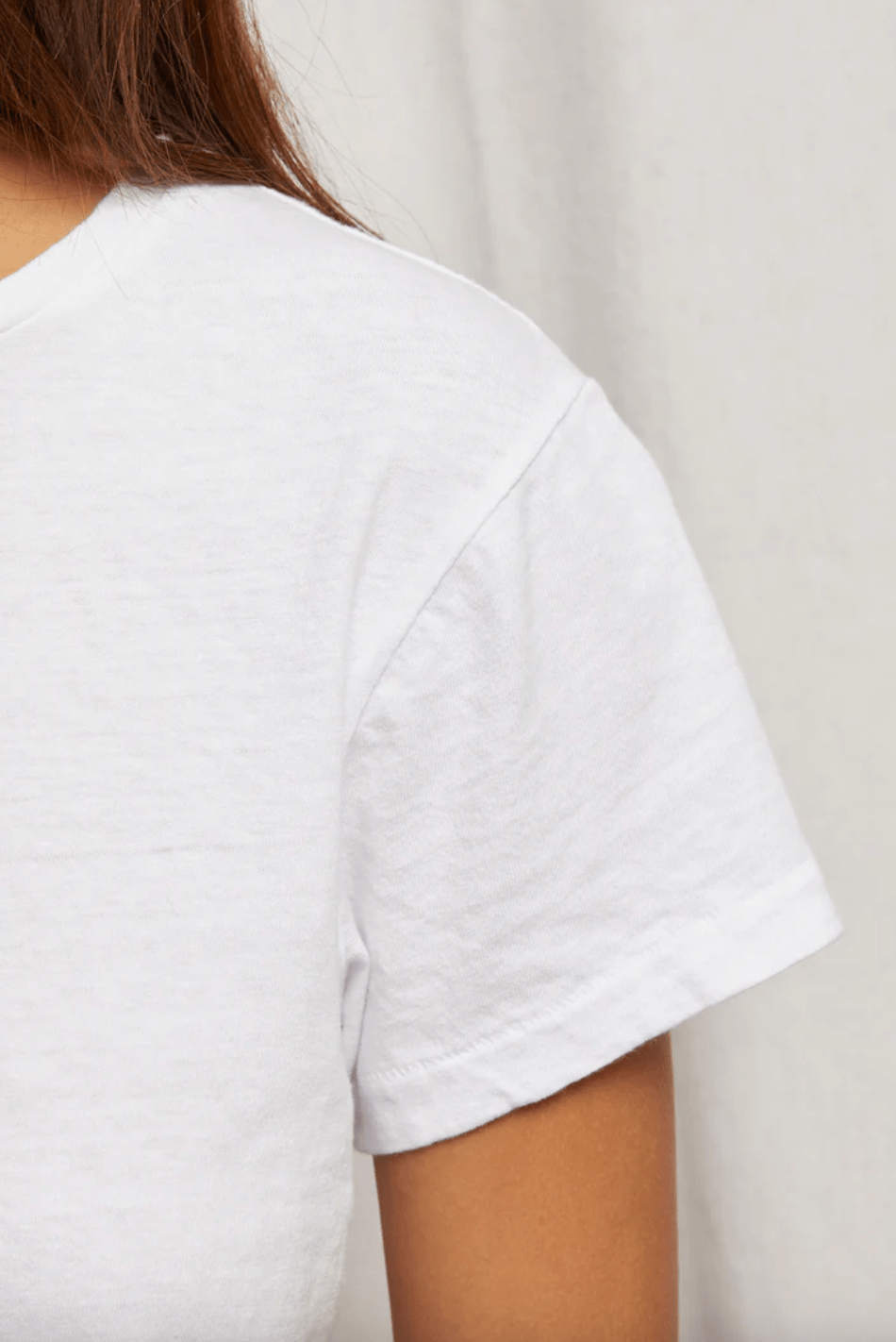 lisa Recycled Cotton S/S Tee - White - The Collective Park City