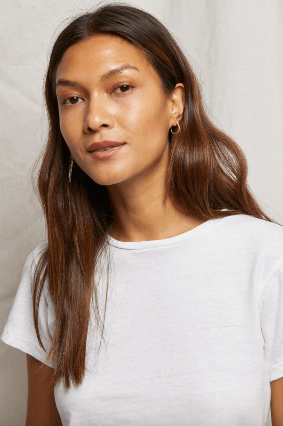 lisa Recycled Cotton S/S Tee - White - The Collective Park City
