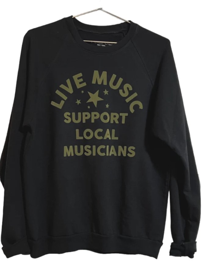 Live Music Crew Sweatshirt - The Collective Park City