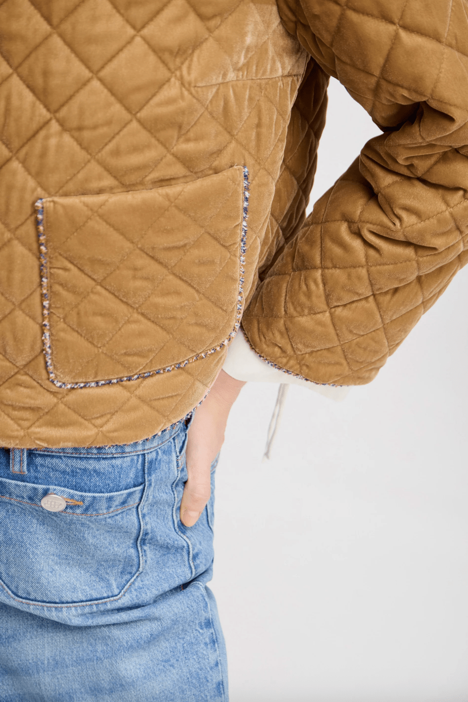 Lizetta Cropped Quilted Jacket - The Collective Park City