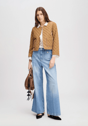 Lizetta Cropped Quilted Jacket - The Collective Park City