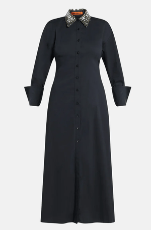 Loch Embellished Maxi Dress - Black - The Collective Park City