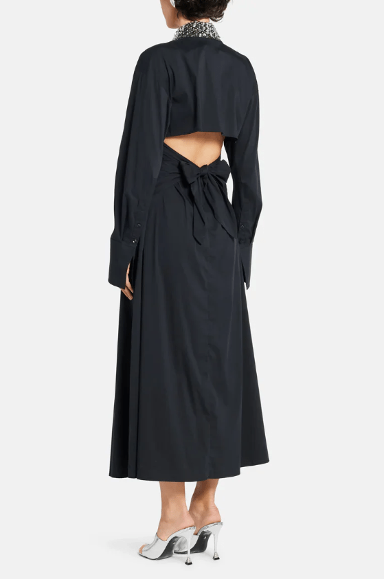 Loch Embellished Maxi Dress - Black - The Collective Park City