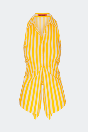 Loch Sleeveless Poplin Button Down Top - The Collective Park City
