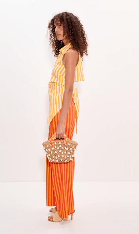Loch Sleeveless Poplin Button Down Top - The Collective Park City