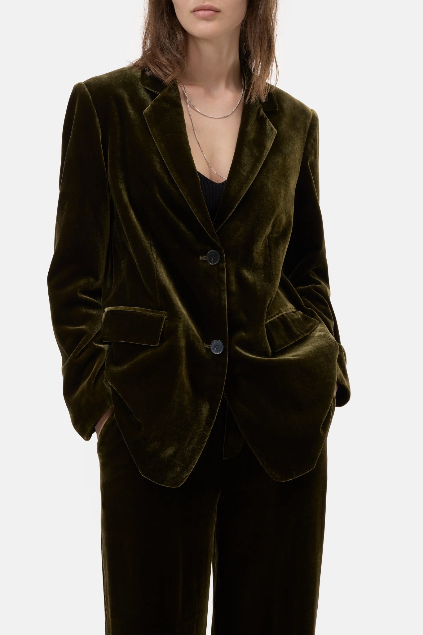 Lola Velvet Blazer - The Collective Park City