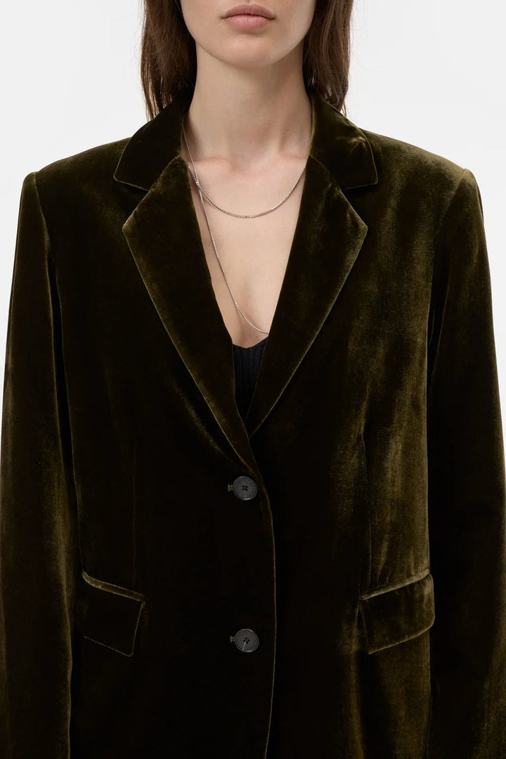 Lola Velvet Blazer - The Collective Park City