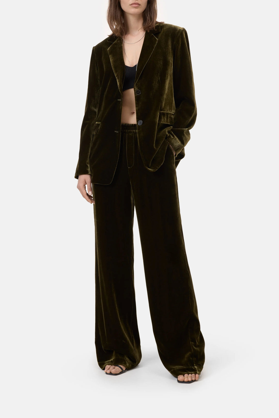 Lola Velvet Blazer - The Collective Park City