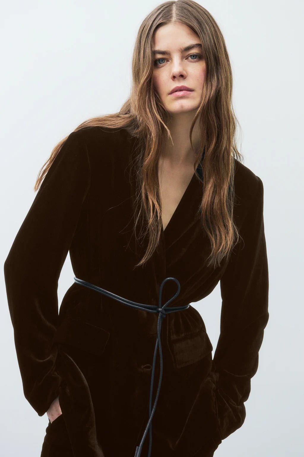 Lola Velvet Blazer - The Collective Park City