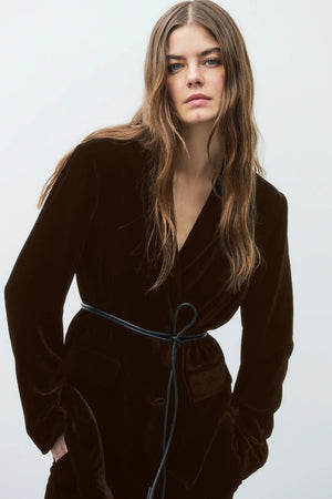 Lola Velvet Blazer - The Collective Park City