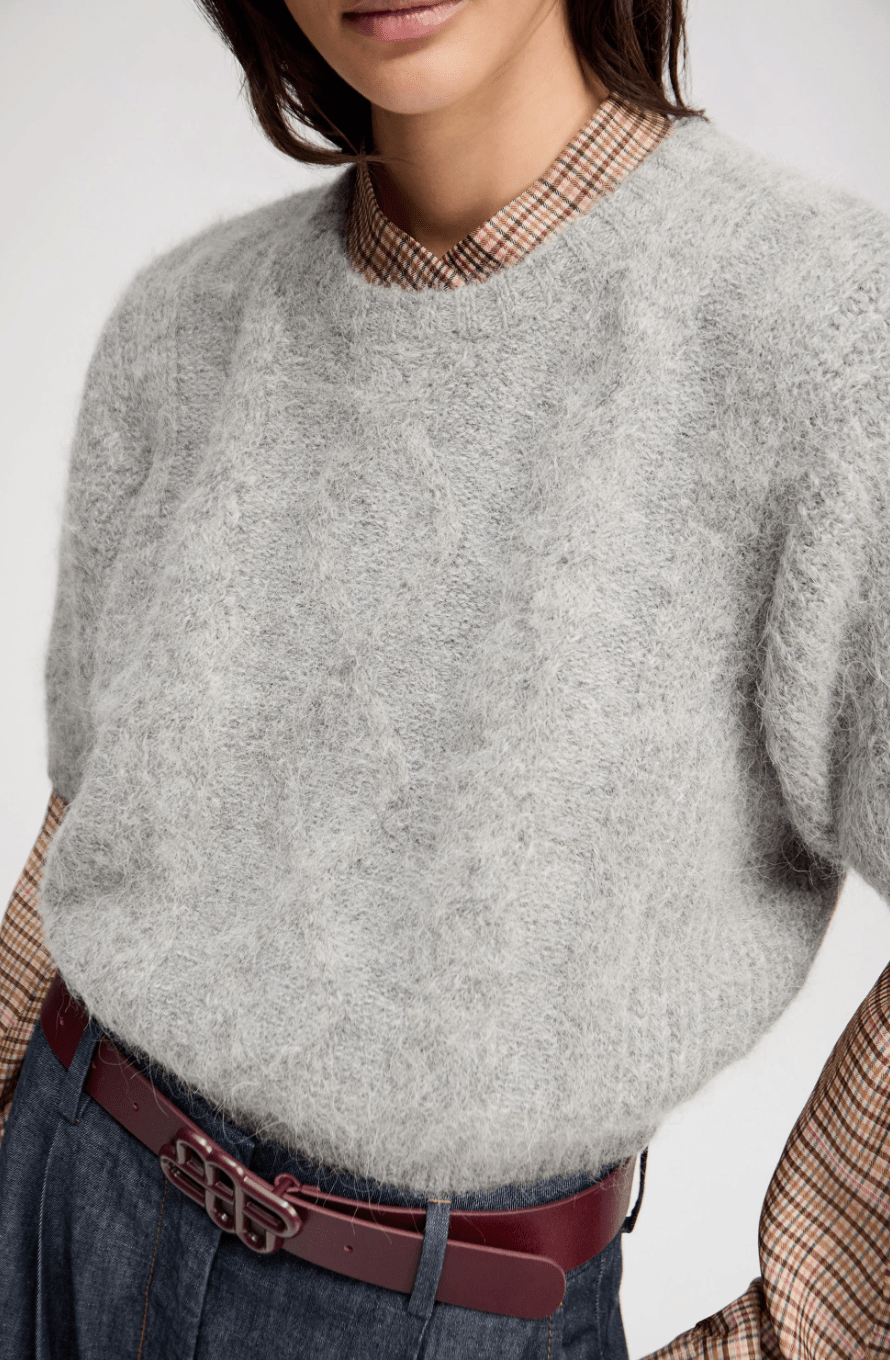 Loline Knit Cropped Sweater - The Collective Park City