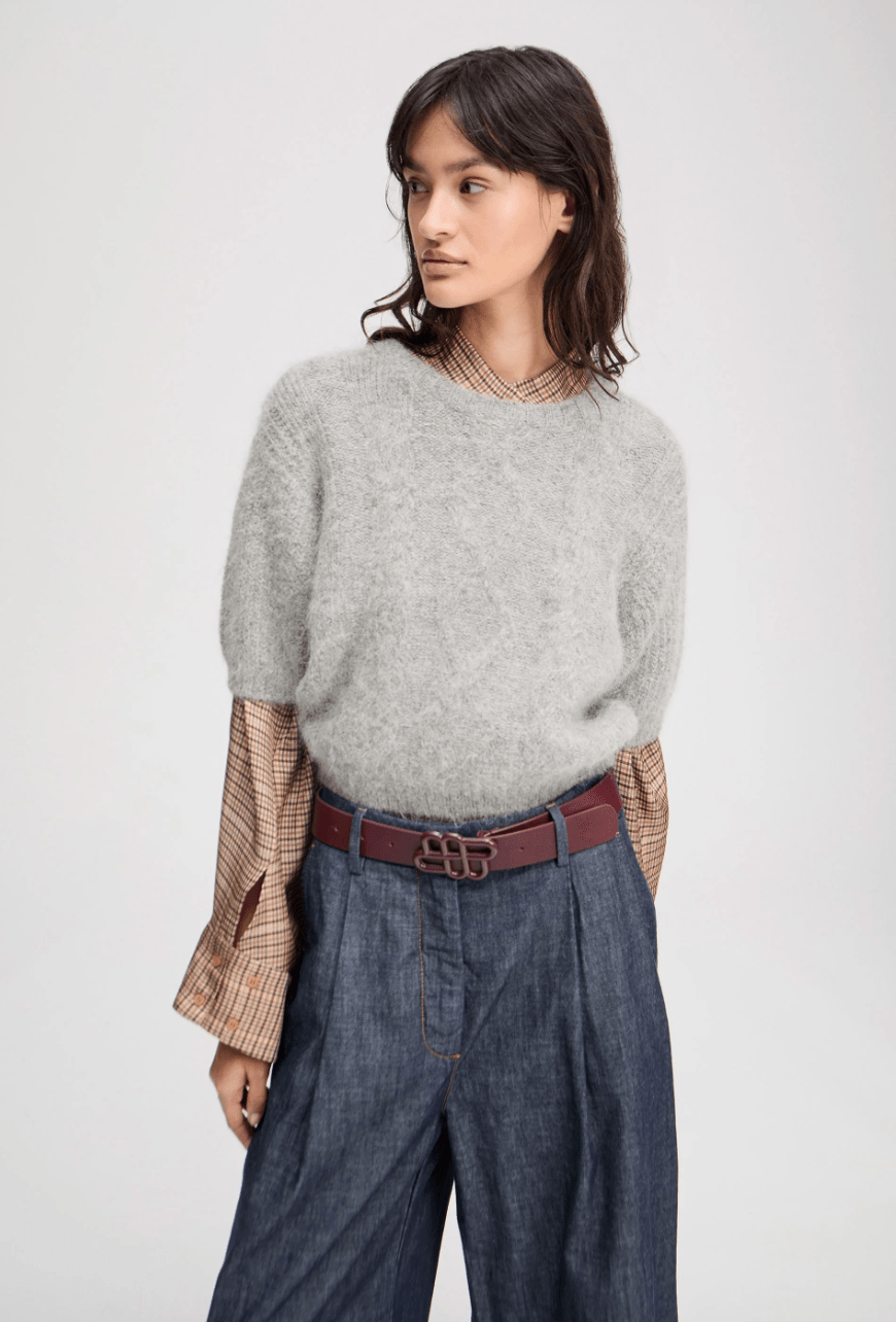 Loline Knit Cropped Sweater - The Collective Park City