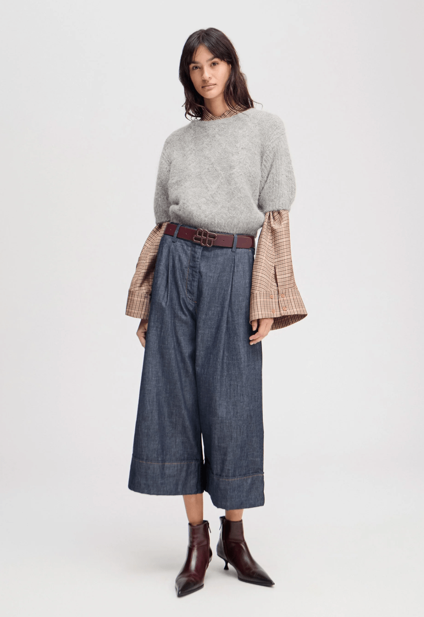 Loline Knit Cropped Sweater - The Collective Park City