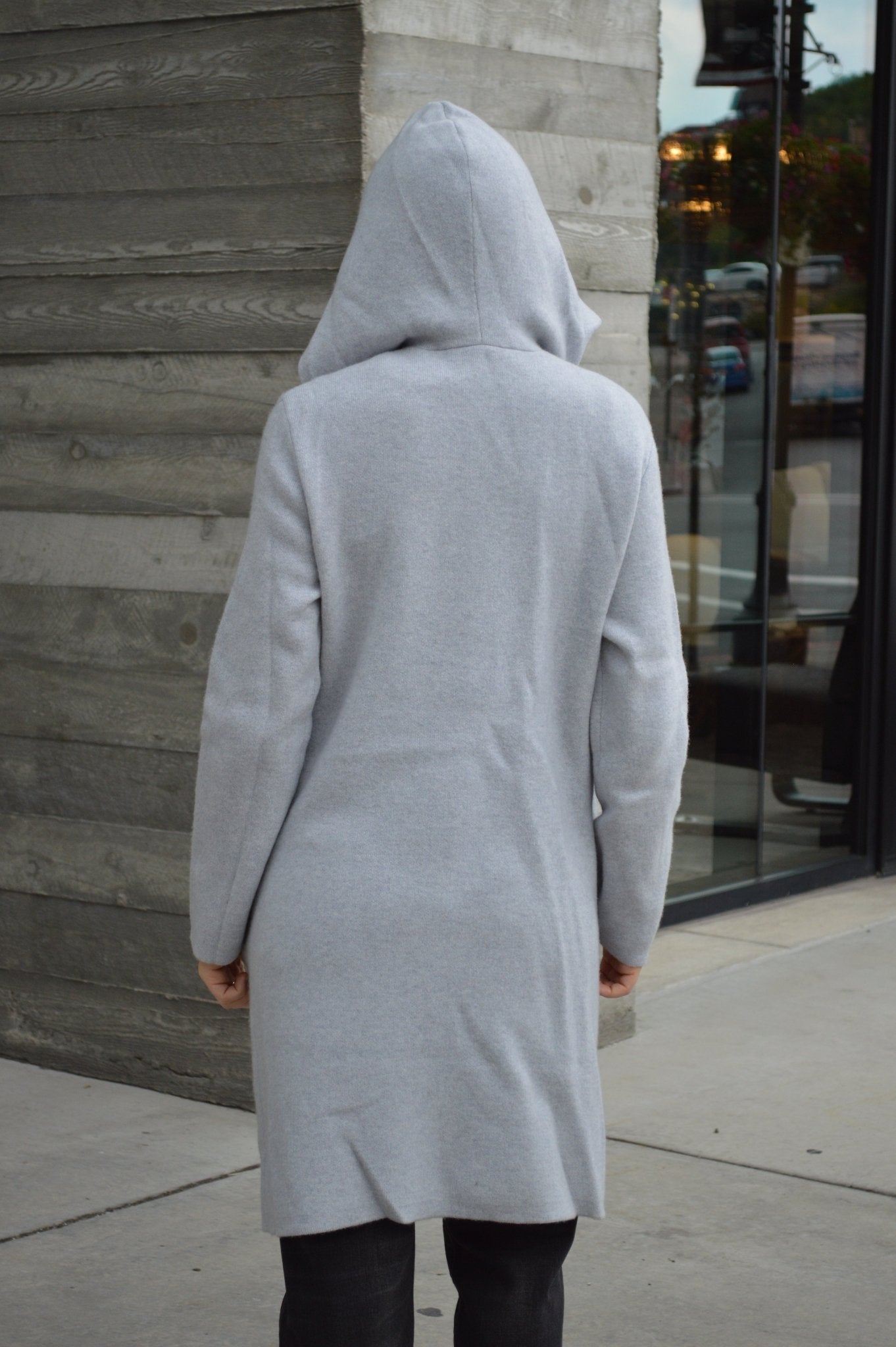 Long Hooded Cashmere Coat - The Collective Park City