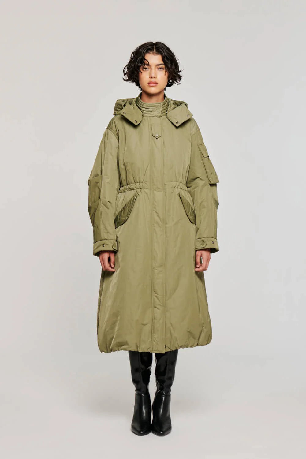 Long Puffer Coat - Water Repellent - The Collective Park City