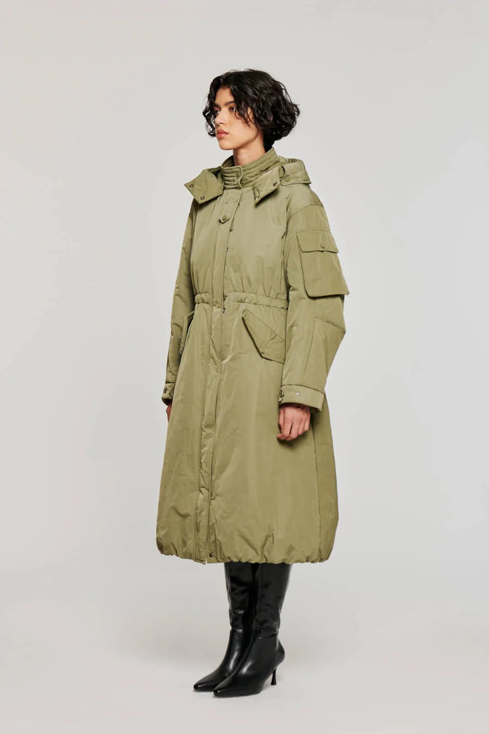 Long Puffer Coat - Water Repellent - The Collective Park City