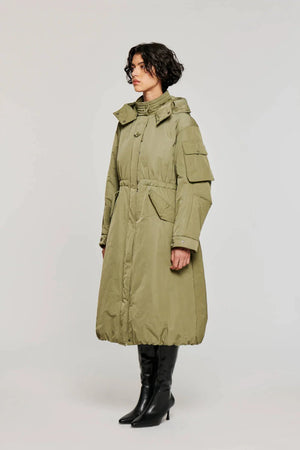 Long Puffer Coat - Water Repellent - The Collective Park City