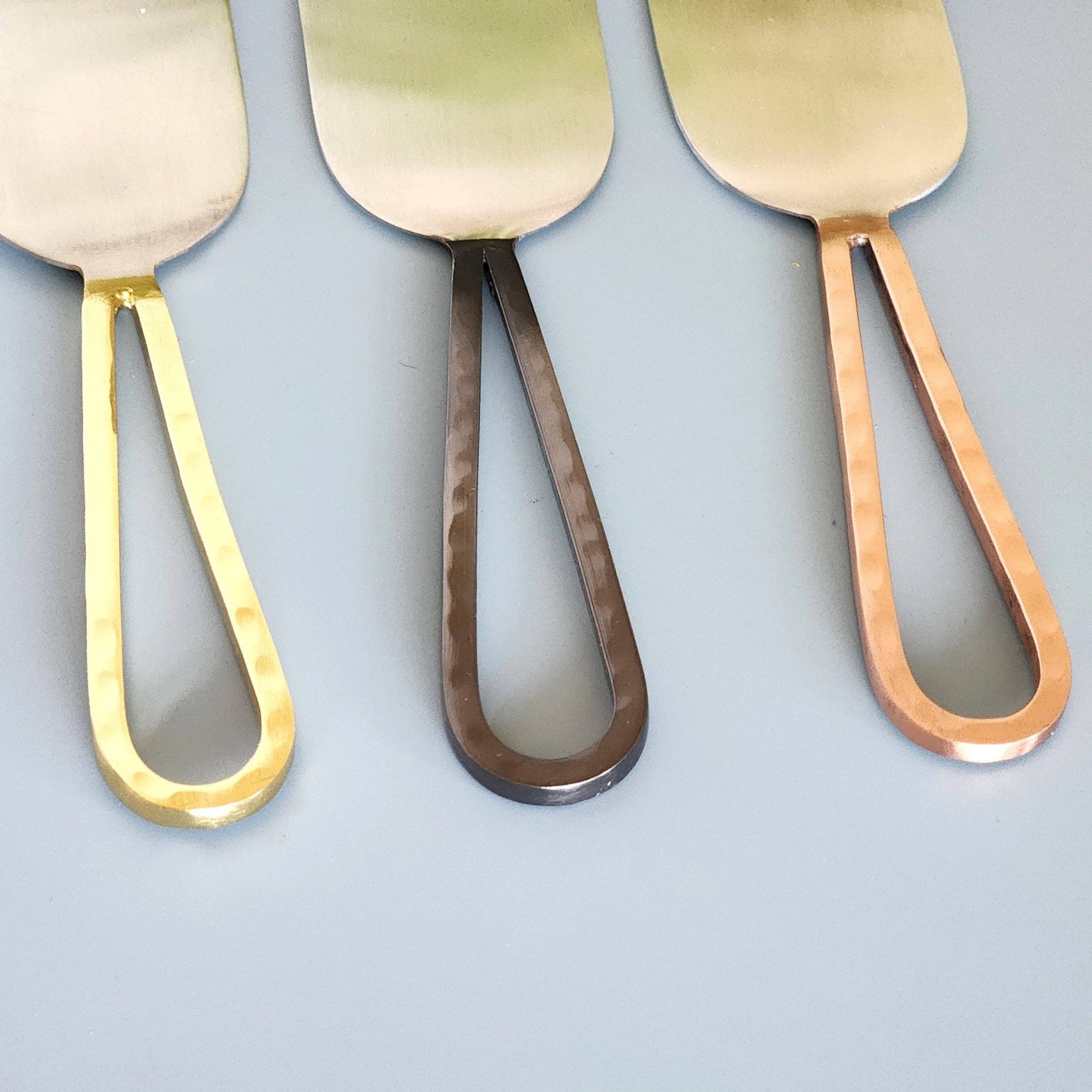 Loop Cheese Knife Set - Gold - The Collective Park City