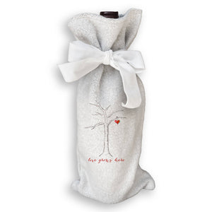 Love Grows Here: White Guest Towel - The Collective Park City