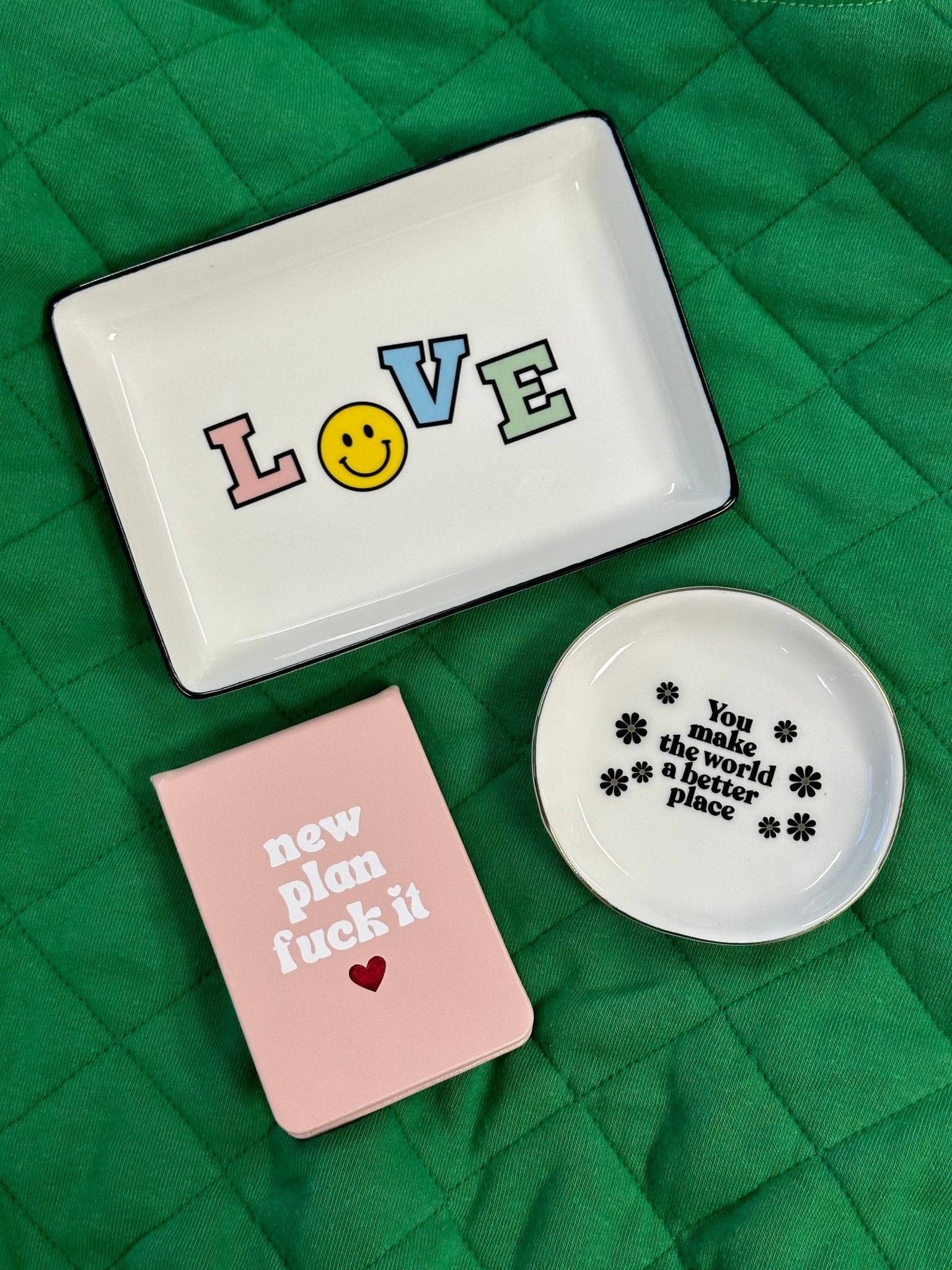 LOVE - Large Rectangle Trinket Tray - The Collective Park City