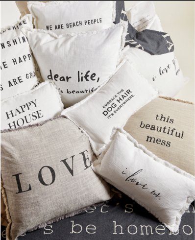 Love Square Pillow - The Collective Park City