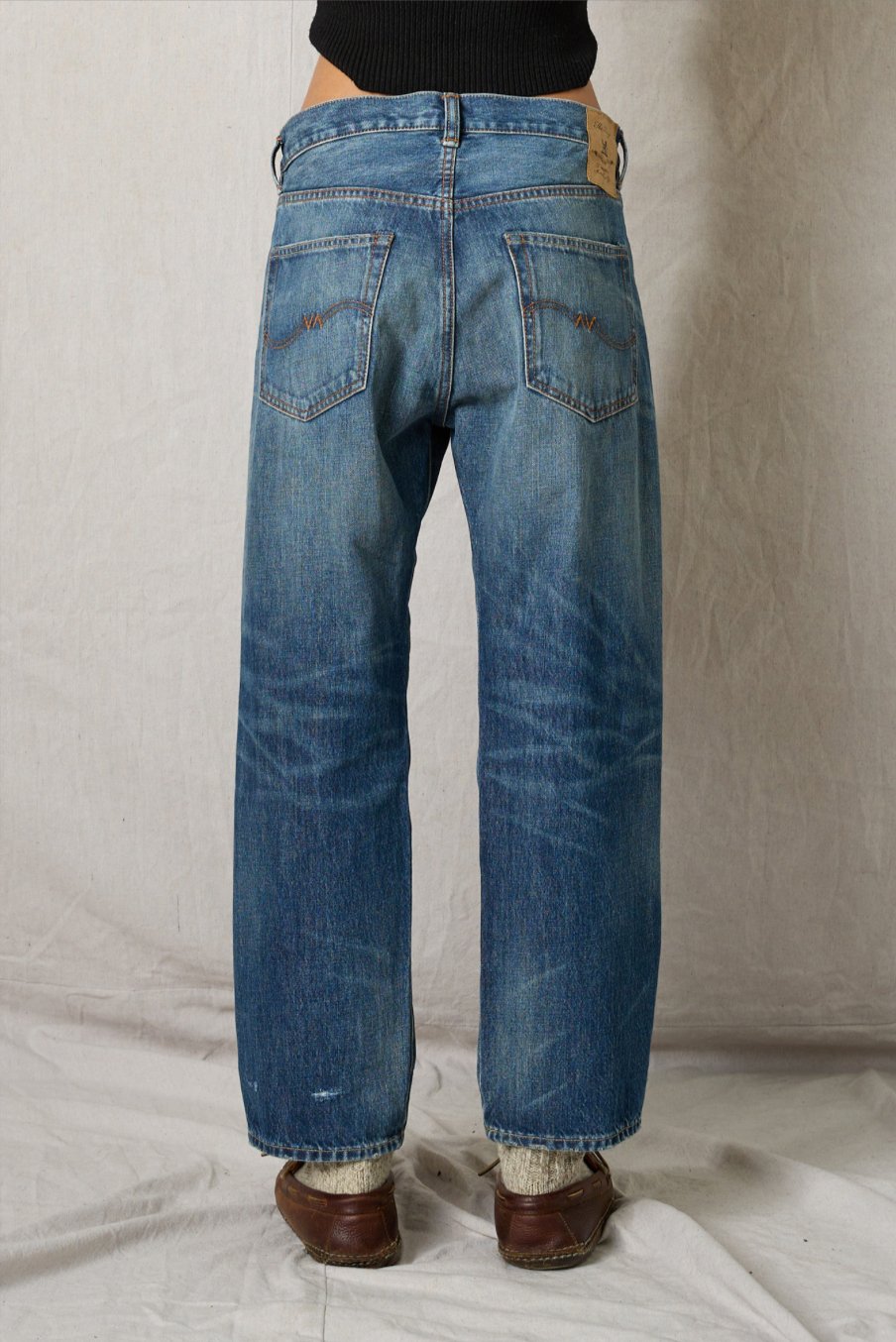 Lucy Boyfriend Jean - Eldon Wash with Rips - The Collective Park City