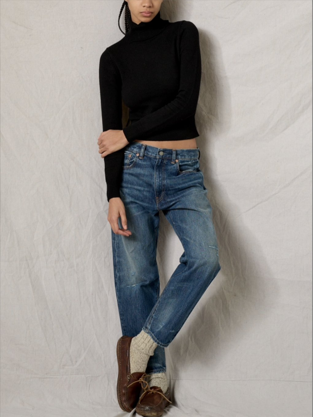 Lucy Boyfriend Jean - Eldon Wash with Rips - The Collective Park City