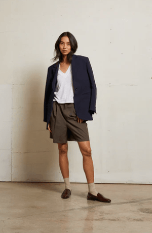 Lucy Linen Jersey V - Neck Tank - The Collective Park City