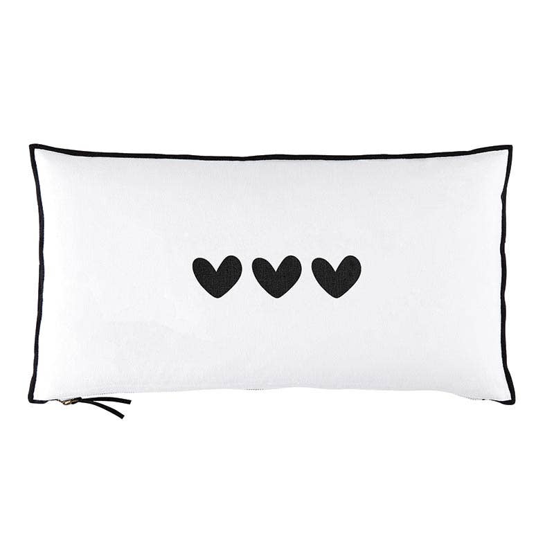Lumbar Pillow - Hearts - The Collective Park City