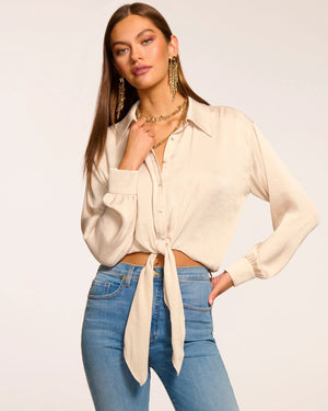 Luna Blouse - Ivory - The Collective Park City
