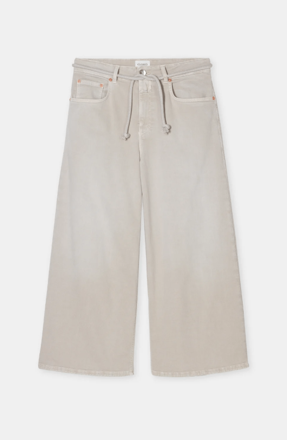 Lyna Wide Leg Cropped Jean - The Collective Park City