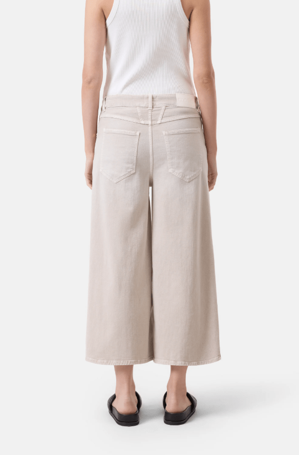 Lyna Wide Leg Cropped Jean - The Collective Park City