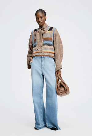 Lytti Knit Striped Vest - The Collective Park City