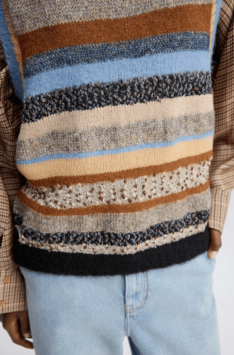 Lytti Knit Striped Vest - The Collective Park City