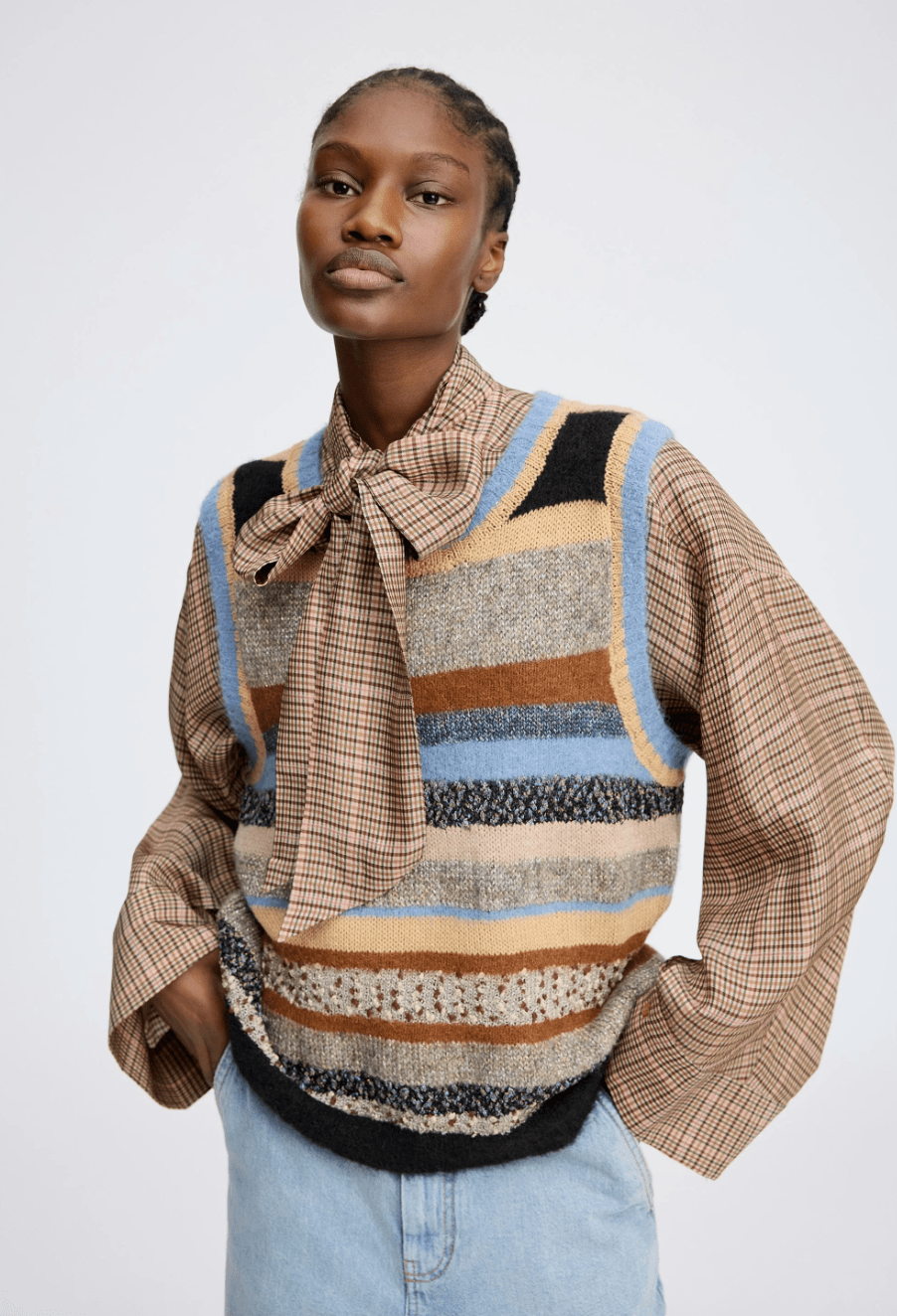 Lytti Knit Striped Vest - The Collective Park City