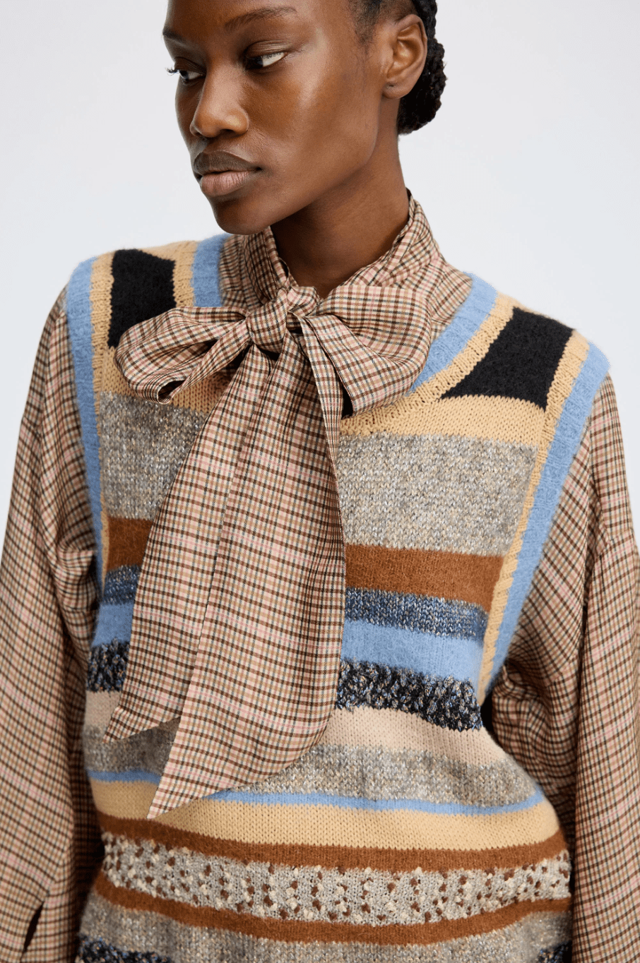 Lytti Knit Striped Vest - The Collective Park City