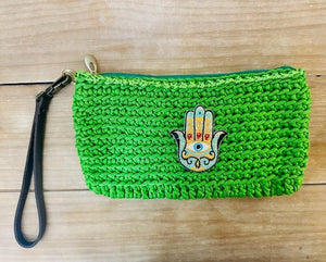 Made in Brazil - Hamsa Zip Pouch - The Collective Park City