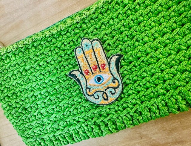 Made in Brazil - Hamsa Zip Pouch - The Collective Park City