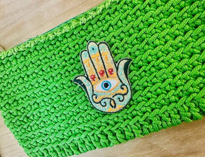 Made in Brazil - Hamsa Zip Pouch - The Collective Park City