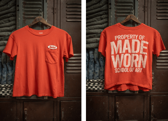 Madeworn School Crop Pocket Tee - The Collective Park City