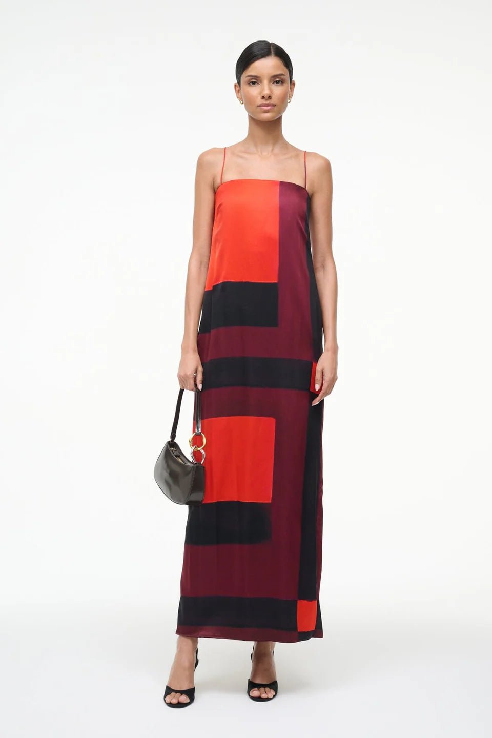 Mae Silk Dress - Ruby Prism - The Collective Park City