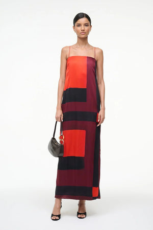Mae Silk Dress - Ruby Prism - The Collective Park City