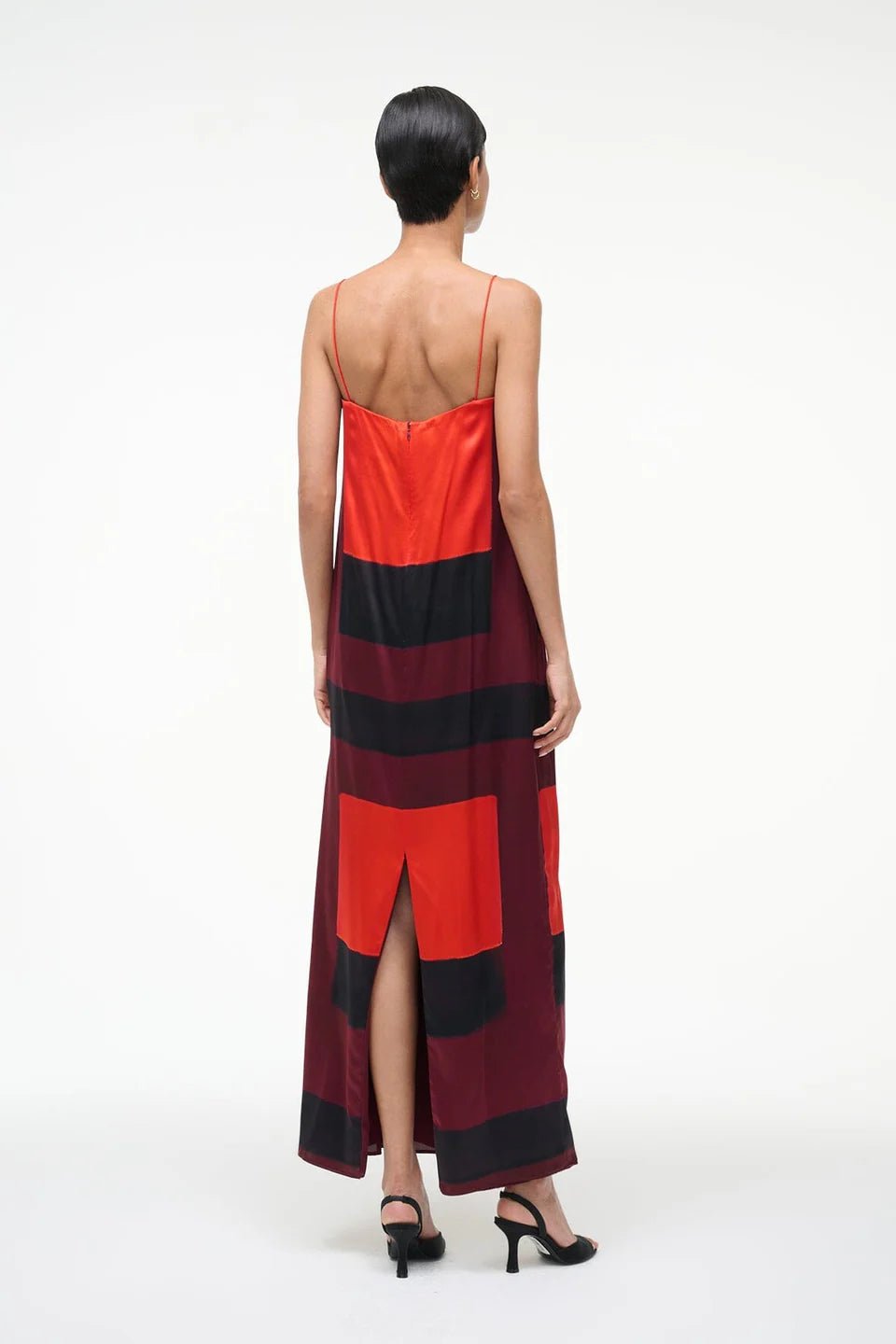 Mae Silk Dress - Ruby Prism - The Collective Park City