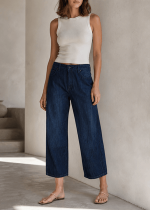 Maggie Cropped Balloon Jean - Iowa - The Collective Park City