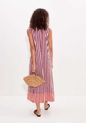 Mar Poplin Striped Dress - The Collective Park City