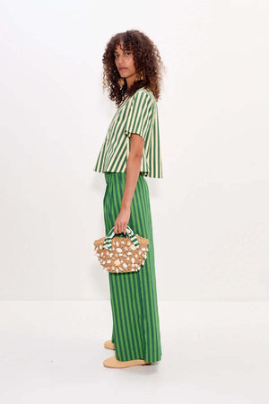 Mar Short Sleeve Striped Top - The Collective Park City
