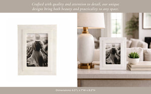 Marble Beveled Edges Photo Frame - 4x6 in. - The Collective Park City